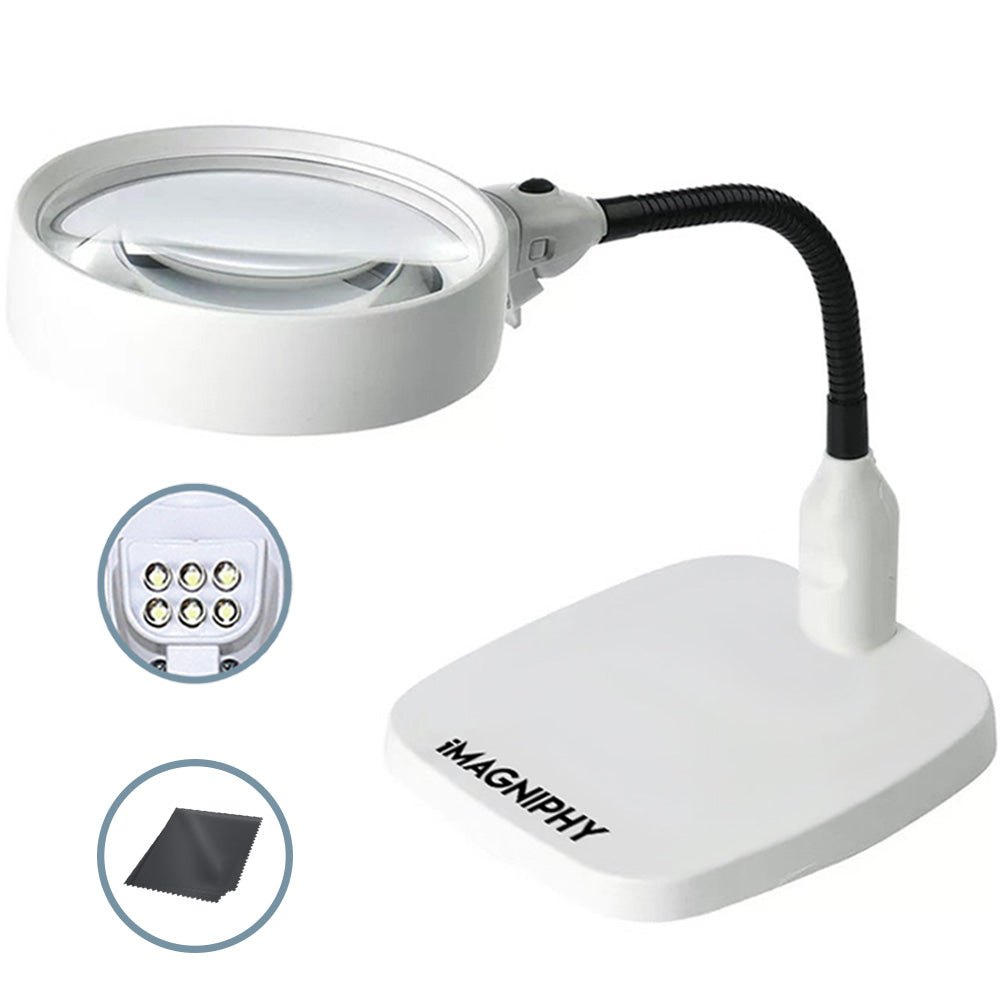 Dazor  LED Hand-Held Lighted Magnifier (5X) - J-Series